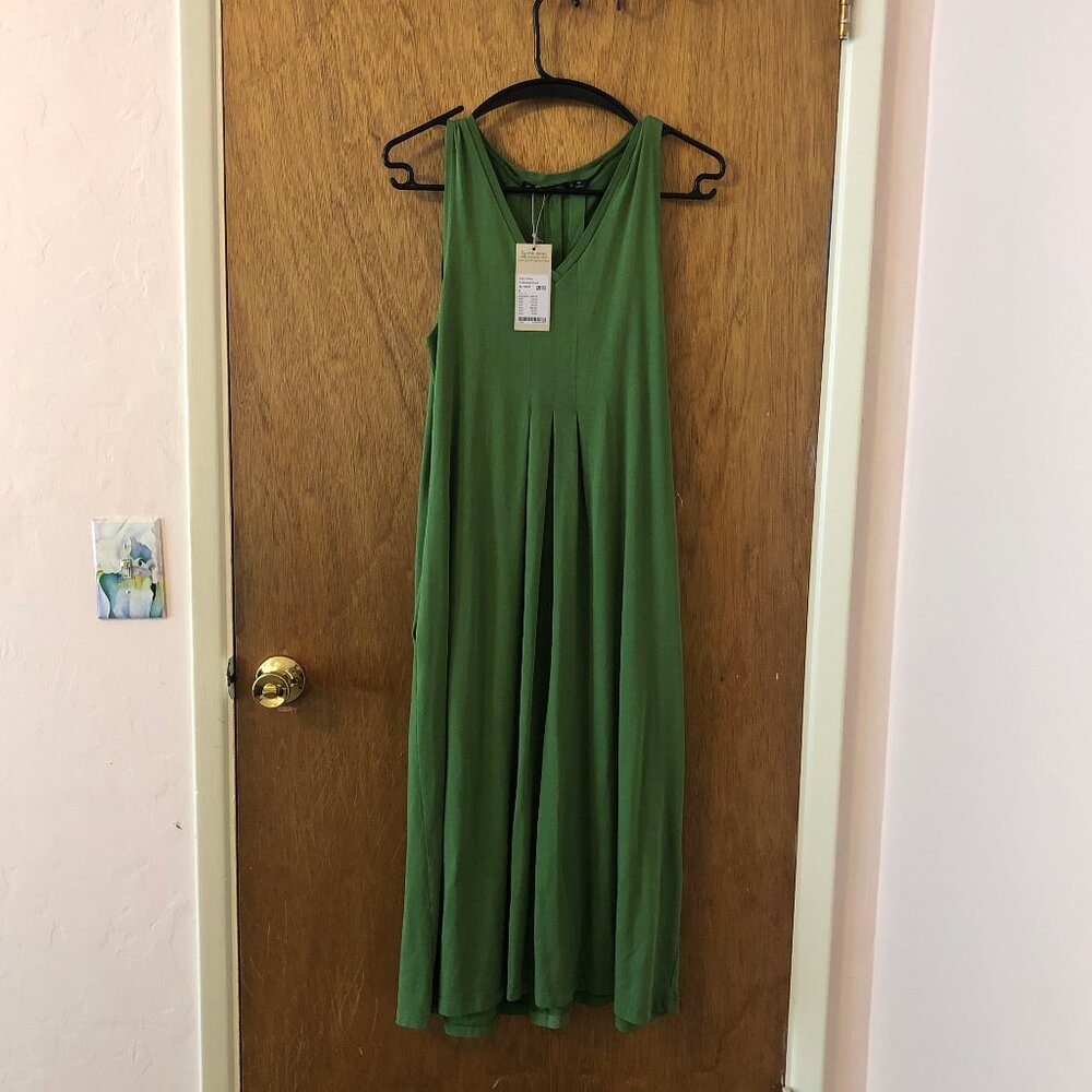 Gudrun Sjoden Organic Cotton Maxi Dress with Pockets NWT